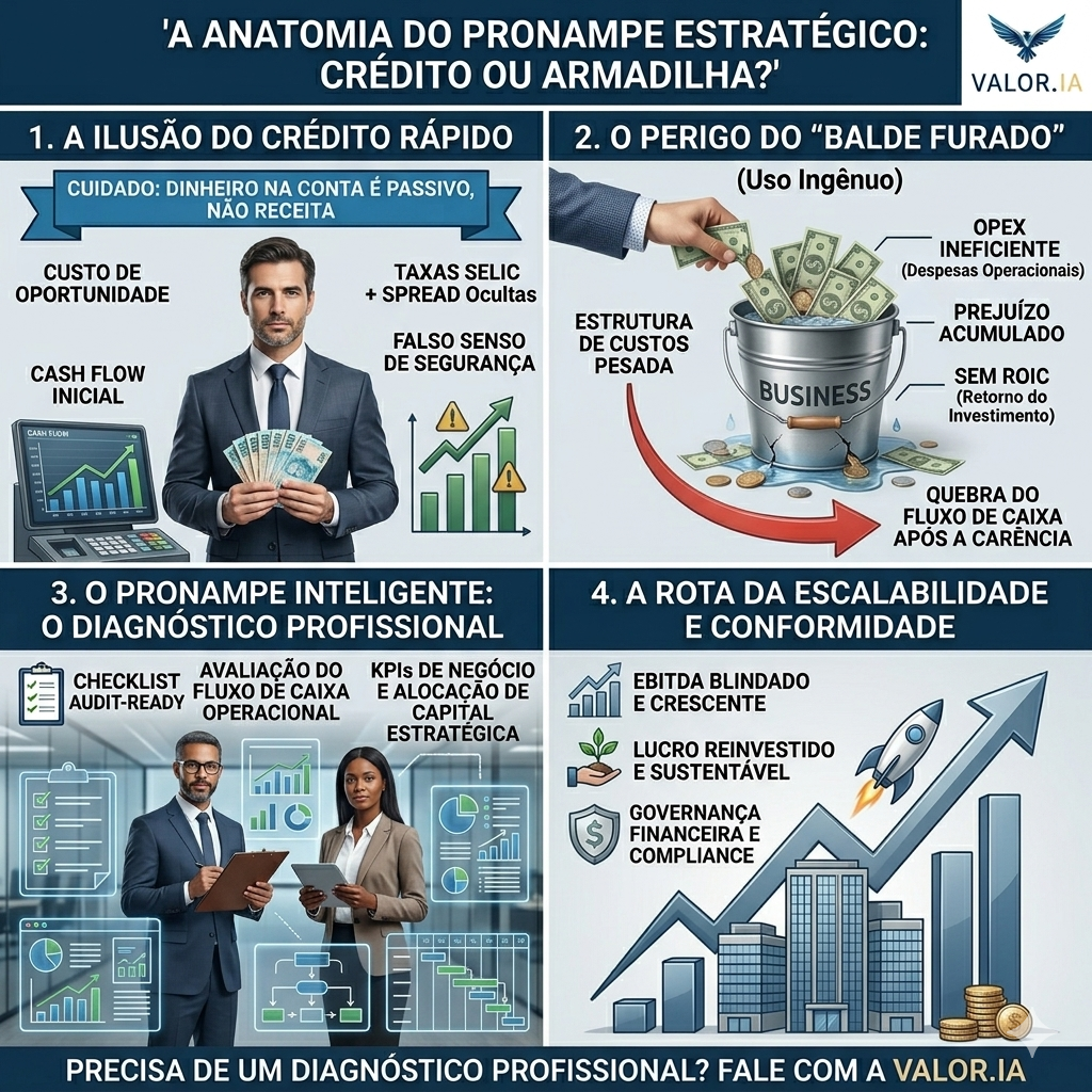 A Armadilha do PRONAMPE: Como o Crédito Subsidiado Pode Destruir o seu EBITDA